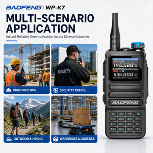Walkie Talkie WP-K7 Resistente al Agua IP67, Radio Bidireccional de Banda Dual VHF/UHF de 10W, Largo Alcance (0-10KM), Batería de 2000-2500mAh - Product Image 6