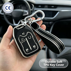 Housse de protection pour clé de voiture en TPU pour Chevrolet Cruze Aveo Trax Sail Malibu Captiva <span class=keywords><strong>Opel</strong></span> Vauxhall Astra Corsa Insignia Mokka <span class=keywords><strong>Porte</strong></span>-clés - Product Image 1