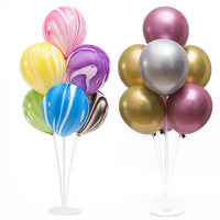 Support de ballons colonne pour centre de table, idéal pour anniversaires, baby showers et mariages - Nouveauté très prisée