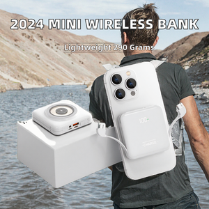 พาวเวอร์แบงค์ไร้สายแม่เหล็กแบบพกพา OEM รุ่นใหม่ ปี 2026 ความจุ 10000mAh พร้อมพอร์ต Type-C ชาร์จเร็ว ดีไซน์บางเฉียบ - Product Image 2