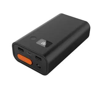 便携式汽车跳车启动器自动电池升压器12v汽车跳线电源，带双USB端口和手电筒
