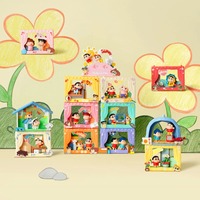 Figurines miniatures en PVC de dessin animé mignonnes, échelle 1/12, boîte mystère, sous licence officielle MART, Crayon Shin-chan Inner-Child Theatre Japan