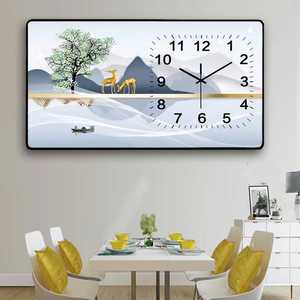 Bán hàng nóng ánh sáng sang trọng pha lê sứ sơn đồng hồ treo tường trang trí đồng hồ treo tường trang trí nhà đồng hồ treo tường - Product Image 3