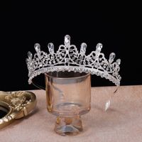 Diadèmes et Couronnes en Strass Classiques, Couronnes de Mariage Princesse en Strass, Diadèmes de Mariée pour Accessoires de Cheveux de Fête
