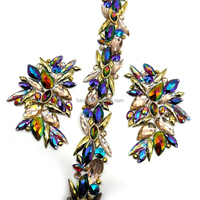 Appliques en résine diamantée thermocollantes personnalisées pour la décoration de robes de danse du défilé du Carnaval des Bahamas Junkanoo