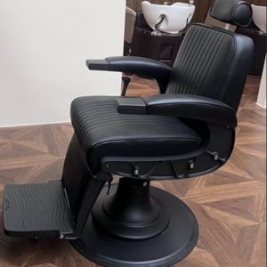 Chaise de barbier de haute qualité pour salon de coiffure, chaise de barbier classique robuste à vérin hydraulique pour la vente en gros - Product Image 3