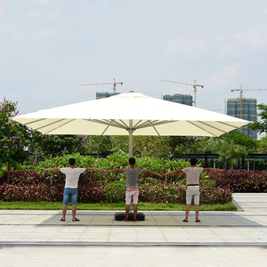 Parasol de jardin de grande taille Parapluie commercial de 5m en aluminium résistant Logo personnalisé moderne Vente en gros Café d'extérieur - Product Image 1