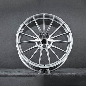 โครงสร้างล้อฟอร์จ ขนาด 17" 18" 19" 20" 21" สีเงินทั้งหมด ล้อรถยนต์นั่งส่วนบุคคลแบบกำหนดเอง 5x105 5x108 5x114.3 5x120 - Product Image 3