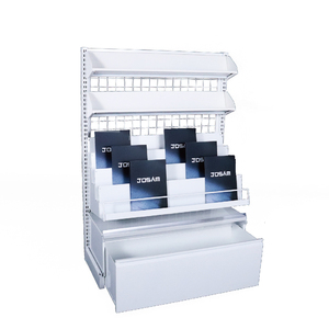Blanco 600mm Ancho Metálico Cajón Expositor Tipo Soporte - Product Image 4