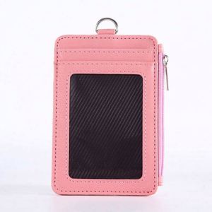 เคสใส่บัตรทำงานโลโก้แบบกำหนดเองพร้อมป้ายชื่อกระเป๋ามีซิปสายคล้องกุญแจแบบหลายช่องพร้อมที่ใส่บัตรประจำตัว - Product Image 1