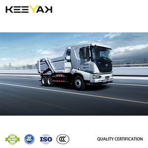 รถบรรทุกไฟฟ้า Byd T25 ระยะฐานล้อ 3950-1400 มม. รถดัมพ์ไฟฟ้า ขับเคลื่อน <span class=keywords><strong>6x4</strong></span> สำหรับการขนถ่ายด้วยตัวเองและการเทท้ายรถอย่างรวดเร็ว - Product Image 5