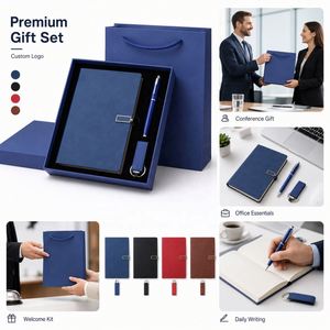 Set de Regalo Corporativo al por Mayor que Incluye Cuaderno, Bolígrafo, Llavero, Memoria USB, Paquete Promocional Empresarial para Personalización de Marca - Product Image 3