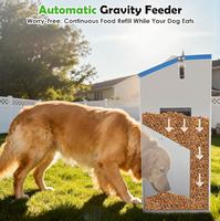 Distributeur automatique personnalisé pour animaux de compagnie et volailles, grande capacité, boîte de stockage auto-alimentante pour chiens, chats, poulets, canards, lapins, oies