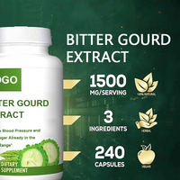 Complément Nutritionnel Naturel Multivitaminé Antioxydant Métabolique pour Adultes, Comprimés d'Extrait de Melon Amer, Prise en Charge OEM/ODM