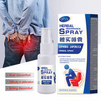 Suppositoire Herbal Apaisant 30ml Pi.les Remover pour Soulager la Douleur Anale et les Hémorroïdes Internes et Externes - Spray Herbal