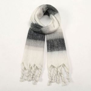 Bufandas Largas Gruesas de Nuevo Diseño para Mujer al por Mayor con Borlas, Chales de Lujo para Invierno - Product Image 1