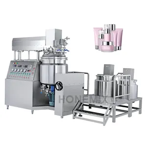 Hone Fabriek Prijs 50l 100l Laboratorium Vacuüm Emulgator Voor Gezichtscrème Bodylotion Mixer Cosmetica Productie-Apparatuur