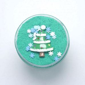 NUEVO 2019 Slime de Arcilla Colorido en Botella con Diseño de Reno, Papá Noel y Nube de Nieve, Juguetes Verdes de Navidad, Regalos DIY, Productos de Plastilina - Product Image 5