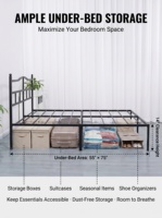 Lit double en acier pliable, réglable, extensible, portable, simple, élégant et durable pour hôtel, appartement, chambre à coucher (vente en gros)