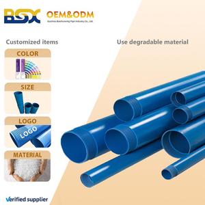 Tubería de Plástico de <span class=keywords><strong>PVC</strong></span> de 400 <span class=keywords><strong>mm</strong></span> para Pozos, Tubería de Perforación, Tuberías de Agua, Precio de Tubería de UPVC de 6 y 8 Pulgadas para Suministro de Agua, Riego y Drenaje - Product Image 1