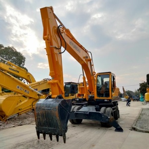 รถขุดล้อยาง Hyundai 210w-9 สภาพดี ขาย รถขุดล้อยาง Hyundai 210w มือสอง น้ำหนัก 21 ตัน - Product Image 3