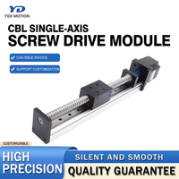Actionneur linéaire à vis simple axe CBL 12V 24V électrique CNC de précision robuste avec moteur pas à pas