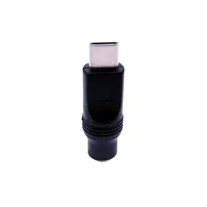 Hot DC 5.5 x 2.1mm Female to Type C Mini Micro USB Male 5 Pin DC Power Plug Connector Adapter for V8 V3 Android