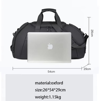 Sac de sport et de voyage imperméable grande capacité pour homme, idéal pour le fitness, les week-ends et les séjours d'une nuit, personnalisable avec logo – Nouveauté promotionnelle