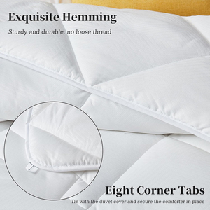 <span class=keywords><strong>Couette</strong></span> matelassée toutes saisons en alternative au duvet, imprimée, respirante, lavable, réversible, douce, pour hôtel et usage domestique - Product Image 3