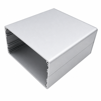 Boîtier de projet en aluminium anodisé 110*58mm, assemblable par glissement, pour grand circuit imprimé, alimentation électrique, instrument 100/200mm