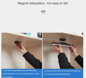 USB-Aufladbare Tragbare Schreibtischlampe Leselampe Hängende Magnetische Schrankbeleuchtung für Studentenwohnheim Kleiderschrank Schrankbeleuchtung - Product Image 3