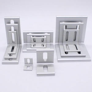 Accessoires pour profilés en aluminium industriels 20/30/40, supports d'angle réglables double face, connecteurs d'angle verticaux - Product Image 6