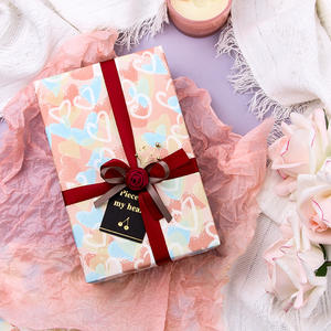 Vente en gros de rouleaux de mouchoirs d'anniversaire de haute qualité série anniversaire emballage rouleau de papier d'emballage artisanat supérieur - Product Image 3