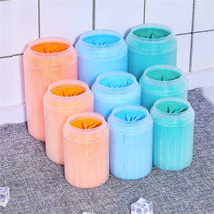 Factory Wholesale Eco-Friendly Silicone Detachable Portable <b>Pet</b> Dog Paw Cleaning Cup - Product Image 5