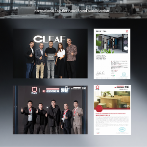 Ensemble d'armoires de <span class=keywords><strong>cuisine</strong></span> semi-ouvertes sans poignées de style simple Xichu à <span class=keywords><strong>prix</strong></span> abordable - Product Image 5