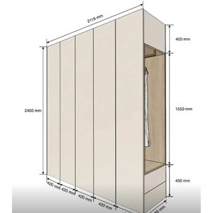 Armoire personnalisée de luxe et d'aspect naturel - Product Image 2