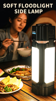600Lumen Multi-fonction Portable Randonnée En Plein Air Camping Lanterne Avec Aimant Torche D'urgence Tente Suspendue Lumière Travail Lampe De Poche