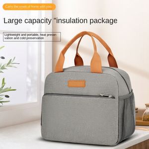 Sac à lunch Oxford isotherme portable pour le bureau ou les pique-niques avec un style tendance - Product Image 2
