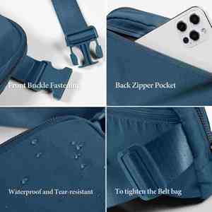 Trend Fashion <b>Waterproof</b> Nylon Fanny <b>Pack</b> Custom Logo Travel Sport Running Waist Bag for Women - Product Image 4