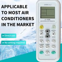 Control Remoto Universal para Aire Acondicionado K-1028E, Compatible con Haier, Hitachi, Panasonic, LG, Control Remoto para Aire Acondicionado 1000 en 1