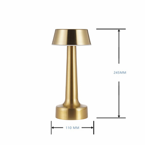 Lampes de table modernes en aluminium écologiques sans fil rechargeables avec télécommande, design flexible et simple, vente en gros - Product Image 2