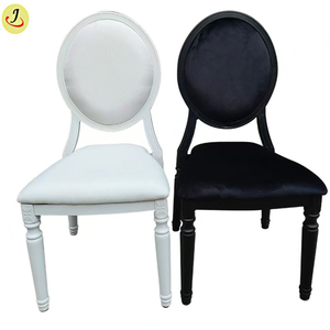 เก้าอี้หลุยส์สำหรับงานจัดเลี้ยง งานแต่งงาน โรงแรม ใช้งานกลางแจ้ง แบบซ้อนได้ ทรงกลม พนักพิงอะลูมิเนียม ราคาขายส่งจากโรงงาน - Product Image 2