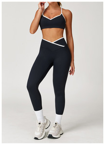 Conjuntos Deportivos de Alta Calidad <span class=keywords><strong>para</strong></span> <span class=keywords><strong>Mujer</strong></span>, <span class=keywords><strong>Ropa</strong></span> de Gimnasio Sólida, Leggings de Cintura Alta, Conjunto de Yoga <span class=keywords><strong>para</strong></span> Correr y <span class=keywords><strong>Hacer</strong></span> <span class=keywords><strong>Ejercicio</strong></span> - Product Image 2
