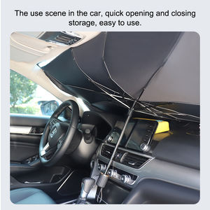 Parasol de voiture Portable résistant aux <span class=keywords><strong>UV</strong></span>, pare-soleil pliable, Parasol de pare-brise avant automatique, vente en gros - Product Image 3