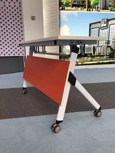 Bureau de formation pliant à usage professionnel Bureau d'apprentissage Bureau de formation avec roues - Product Image 5