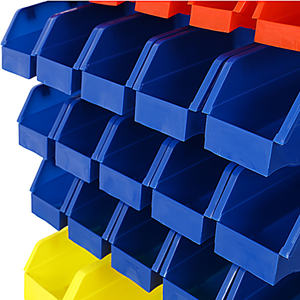 กล่องจัดเก็บอะไหล่ DB ขนาด 80x65x38 ซม. 6 ชั้น วัสดุพลาสติก สำหรับร้านค้า โรงรถ บ้าน และสำนักงาน - Product Image 4