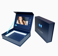 Boîte d'affichage vidéo LCD 2.4/5/7 pouces personnalisée en usine | Boîte d'emballage numérique de luxe avec écran pour les cadeaux d'entreprise et les promotions
