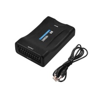 1080P SCART zu HDMI Audio-Video-Upscaler-Konverter AV-Signaladapter für HD-TV DVD für Sky Box STB Fernseher
