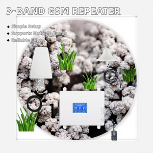 Hoàn Chỉnh Thiết Lập <span class=keywords><strong>GSM</strong></span> Repeater 900MHz/1800MHz/2100MHz Triband Đa Băng Tần Điện Thoại Di Động Mạng Tăng Cường Tín Hiệu - Product Image 3