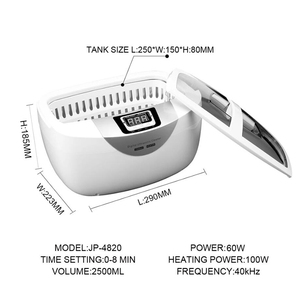 Nettoyeur à ultrasons numérique pour bijoux, prothèses dentaires, <span class=keywords><strong>lunettes</strong></span>, machine de nettoyage à ultrasons, bains à ultrasons pour fruits et légumes - Product Image 2